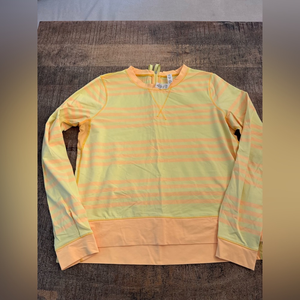 Lululemon Women’s Size 8 Striped Long Sleeve